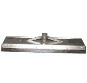 Raspador de estiércol de acero inoxidable 55cm con lona de goma.