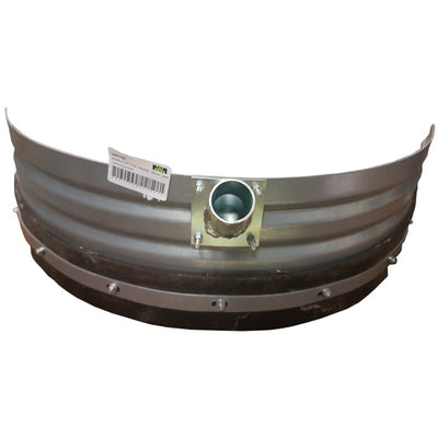 Mm eurotool productos raspador de estiércol redondo pesado 80cm con lona de goma