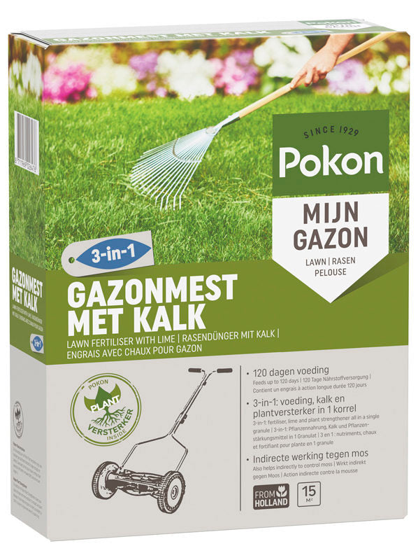 Concime per prato Pokon con calce 1 kg per 15 m² - 7686788400
