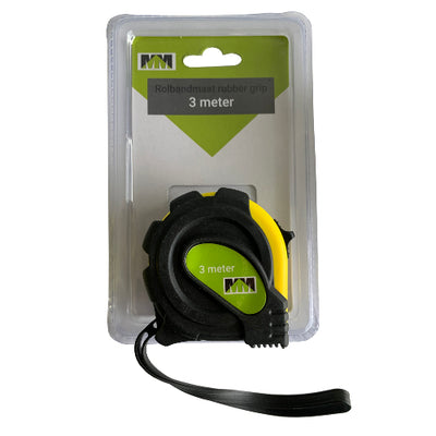 Mm productos cinta métrica empuñadura de goma 3mtr