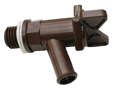 Roto Products grifo de lluvia para barril marrón pequeño