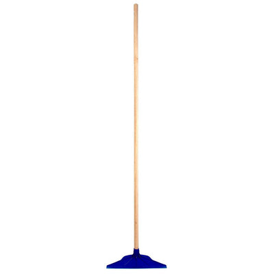 Raschietto stabile mm eurotool mm plastica blu 38 cm con manico 160 cm