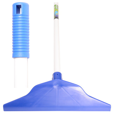 Raschietto stabile eurotool mm plastica blu con manico in fibra di vetro 170cm