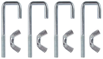 Set di fissaggio per slitta schienale in plastica