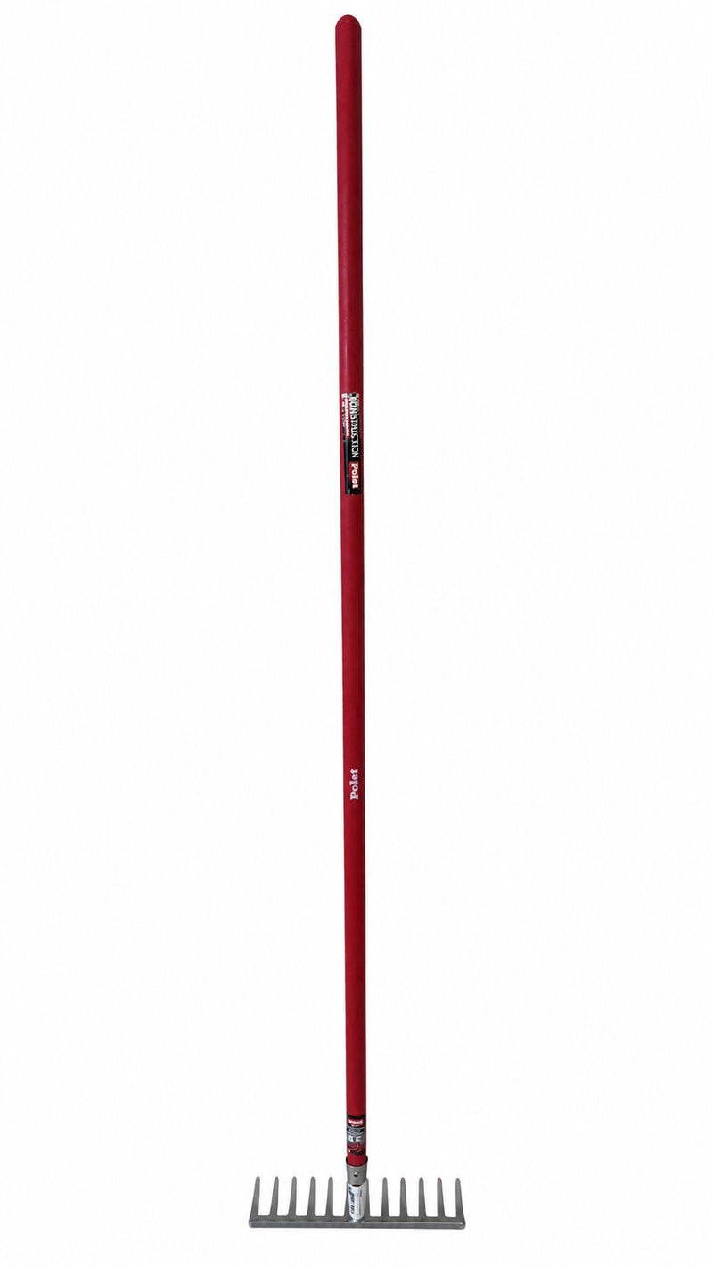 Mm eurotool productos rastrillo de jardin mm 12tds mango fibra de vidrio 150cm