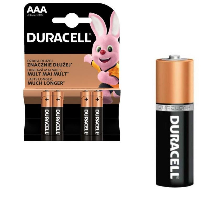 Plus alkaline battery aaa per 4 pieces orange black