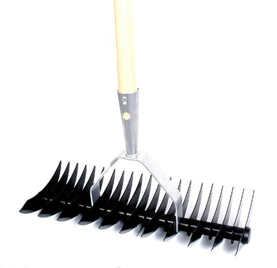 Rastrello scarificante eurotool mm doppio mm con manico 160cm