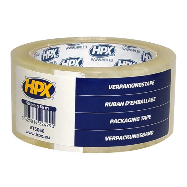 Nastro da imballaggio HPX | trasparente | 50mm x 66m - vt5066 - vt5066