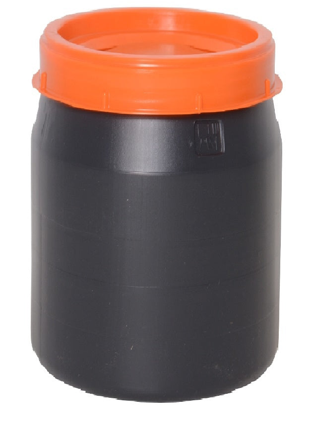 Fusto alimentazione prodotti mm con coperchio a vite in 2 pezzi 60 litri