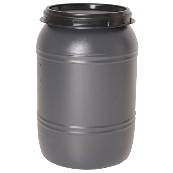 Fusto alimentazione prodotti mm con coperchio a vite 1 pezzo 60 litri