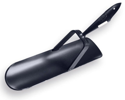 The white drainage spoon without handle