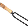 Forcone da diserbo bianco 2 denti manico in frassino 14 cm dewhite