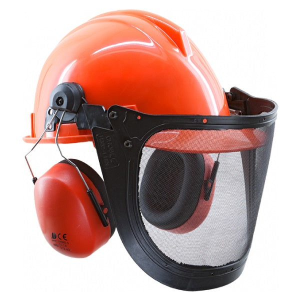 Orejeras visera casco kit forestal