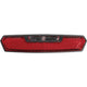 Fanale posteriore Axa LED Juno B abbinato portapacchi posteriore. Giunone b 80 mm