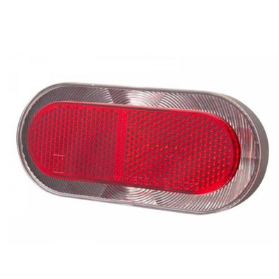 Rear light Elips XB battery LED 80 mm Red