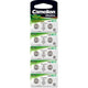 Camelion batterij lr44 v13ga 1.5 volt alkaline knoop blister a10