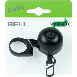 Campanello per e-bike Widek nero su scheda