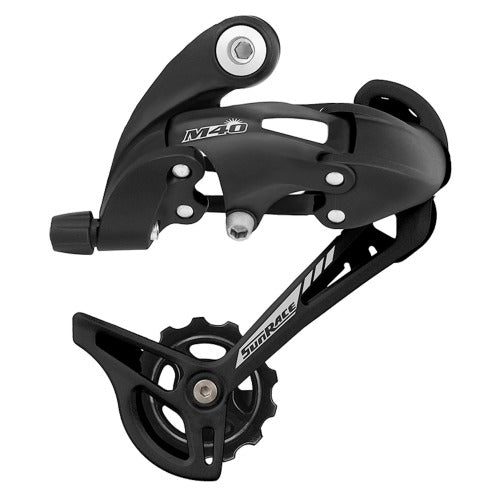 Sunrace achterderailleur 7 8v lange kooi bout haak rdm41 blister