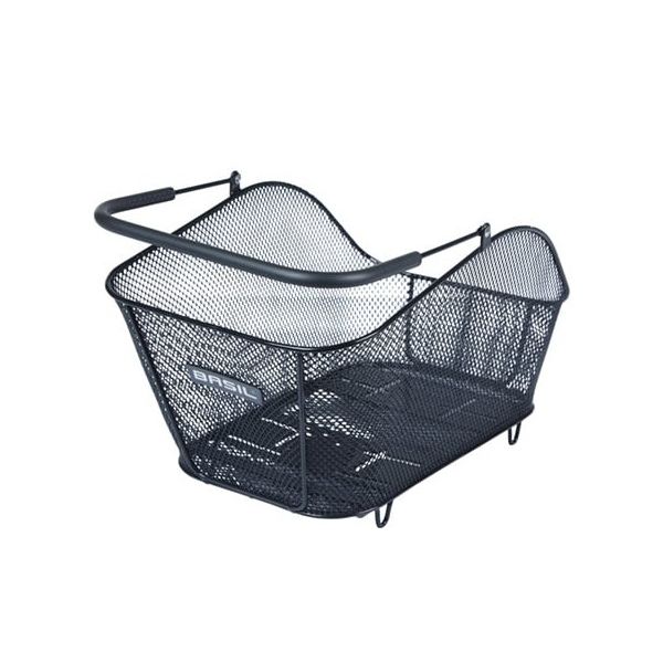 Icona del cestino per biciclette di basilico m Multi Sistema NX 12 litri 39 x 24 x 13 - Nero