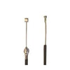 Juego de cable de freno trasero 6444 39 Universal 800 2250 mm Negro