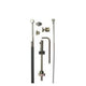 Set di cavi freno per freno a tamburo 1350 1000 mm in argento