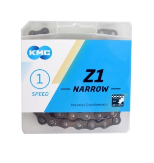 BD0704A KMC Ketting 1 2x3 32 smal Z1 bruin - 112 schakels