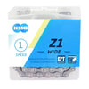 KMC Z1 EPT 112 schakels, 1 2 X 1 8, Zilver, Anti Roest
