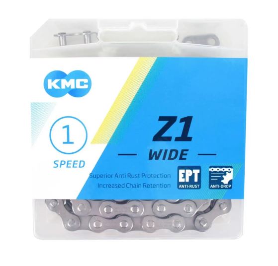 KMC Z1 EPT 112 schakels, 1 2 X 1 8, Zilver, Anti Roest