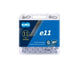 KMC E11 Cadena de bicicletas EPT 1 2x11 128 Plata