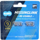 Link de cadena KMC X9 1 2x11 128 - Plata