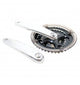 Crank set 48 38 28 Plata