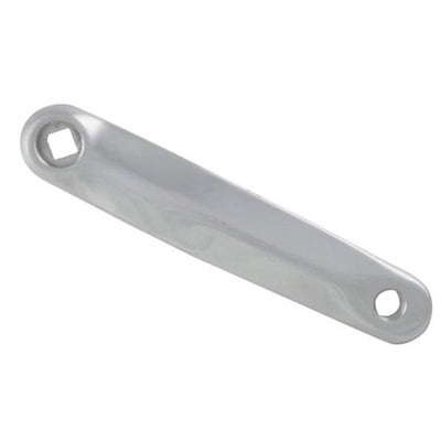 Parte de manivela cr. dejó 170 mm sin llave construido. aluminio plata ancho