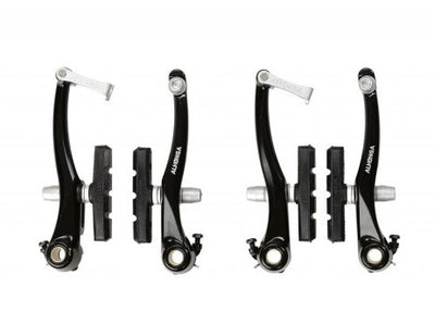 V-BRAKE REM-SET Black front + rear complete