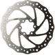 Brake disc 160 mm 6 holes steel silver