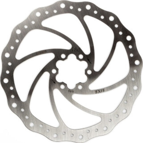 Disco de freno Elvedes SX18 180 mm 6-Nock Silver