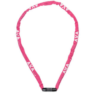 Axa chain lock rigid rcc code 120x3.5 with polyester cover - pink