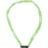 Lucchetto Axa catena rigida 120cm lucchetto a codice verde (carta)