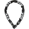 Candado de cadena Axa absolut art2 - 9-110 con funda de poliéster - negro