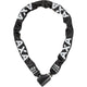 Candado de cadena Axa absolut art2 - 9-110 con funda de poliéster - negro
