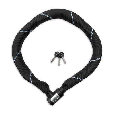 Lynx Chain Lock Art-2 110 cm x 8,3 mm Copertina di nylon Black su carta