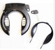 Lucchetto ad anello Axa Victory nero opaco (+ blocco batteria)