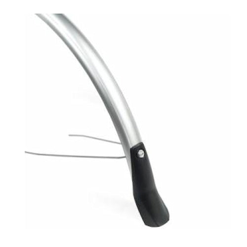 Eurofender Snello trasero trasero 46 mm - 28 pulgadas de plata