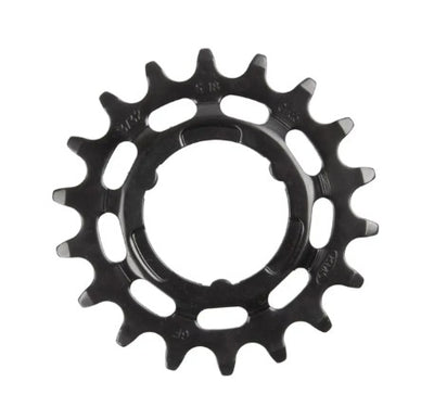 KMC Gear Shimano estrecho 19t trasero negro (25º)