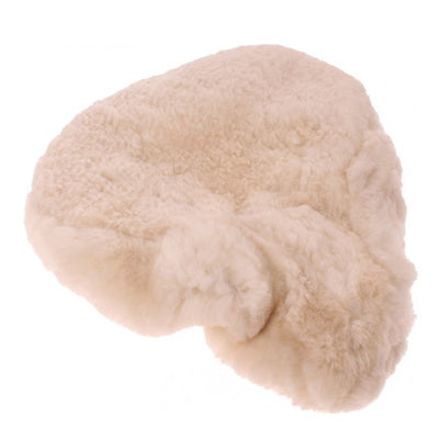Piel de oveja de la cubierta de silla de montar un beige de calidad grande