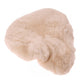 Piel de oveja de la cubierta de silla de montar un beige de calidad grande