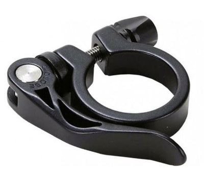Hulzebos zadelpenklem + snelspanner 34.9 zwart