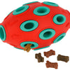 Producten rugby toyfastic te vullen roodturkoois 12 x 7 5 cm