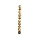 Decoris bolas navideñas 6cm plástico dorado 10uds