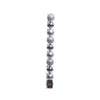 Decoris Palline di Natale 6cm plastica argento 10 pz