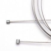 Engranaje de cable interno 2250 mm de plata